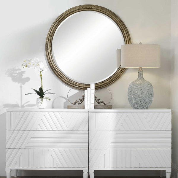 Uttermost Home Oversized Uttermost Spera Round Mirror
