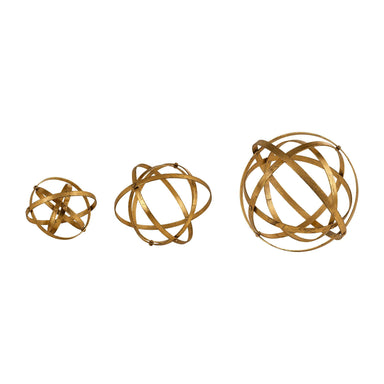 Uttermost Home Uttermost Stetson Gold Spheres, S/3