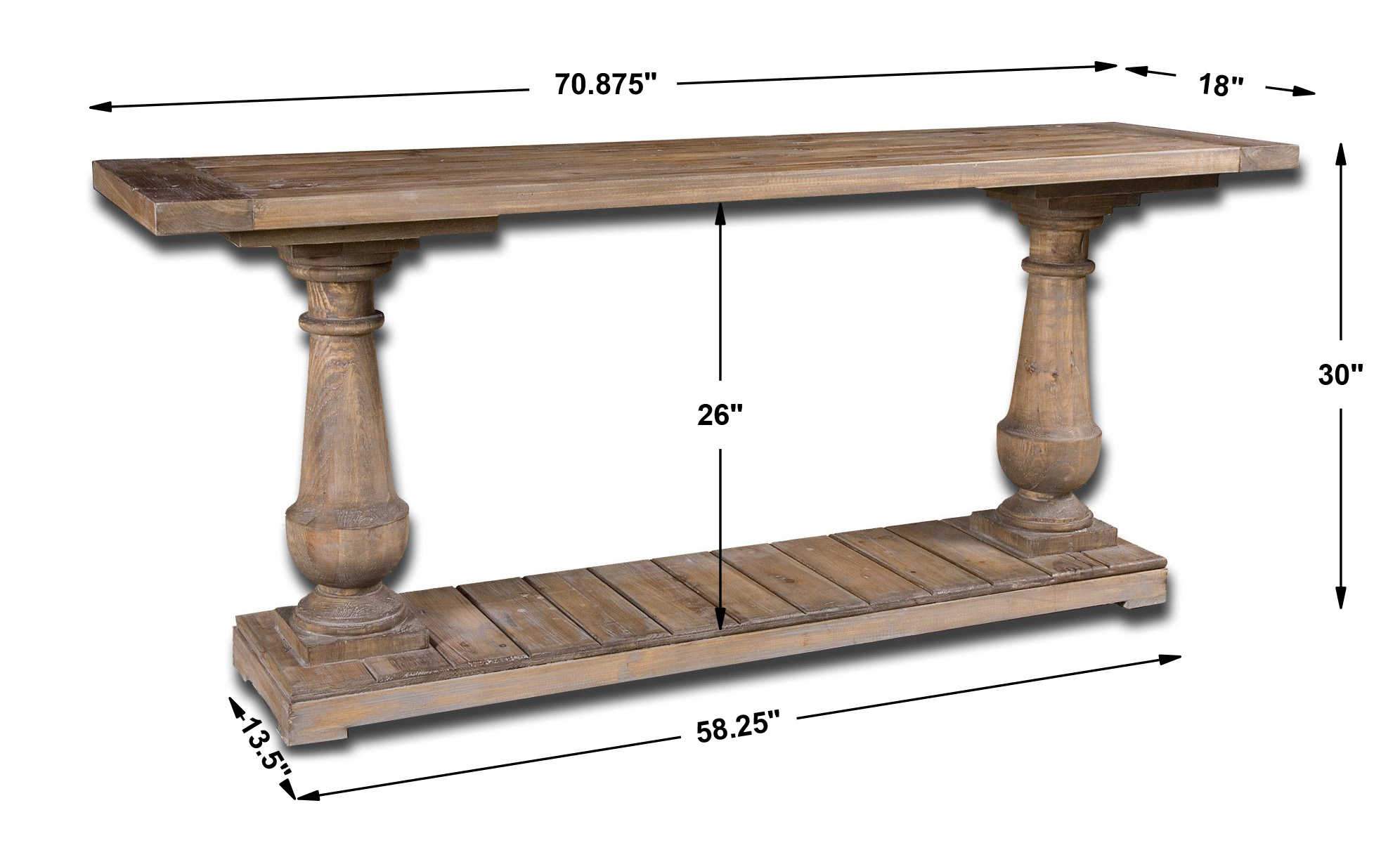 Uttermost Home Motor Freight - Rate to be Quoted Uttermost Stratford Console - Shipping December