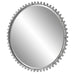 Uttermost Home Decor Uttermost Taza Antique White Round Mirror