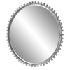 Uttermost Home Decor Uttermost Taza Antique White Round Mirror