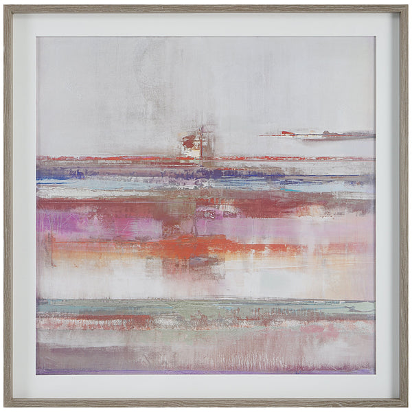Uttermost Home Decor Motor Freight - Rate to be Quoted Uttermost Torrent Abstract Art Framed Print