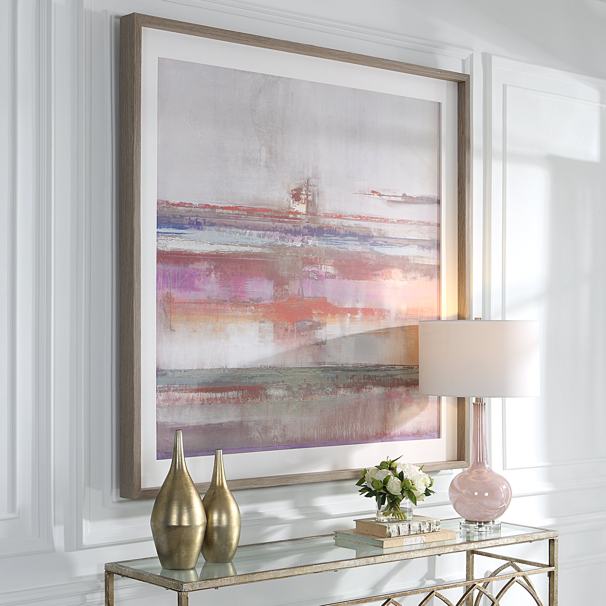 Uttermost Home Decor Motor Freight - Rate to be Quoted Uttermost Torrent Abstract Art Framed Print