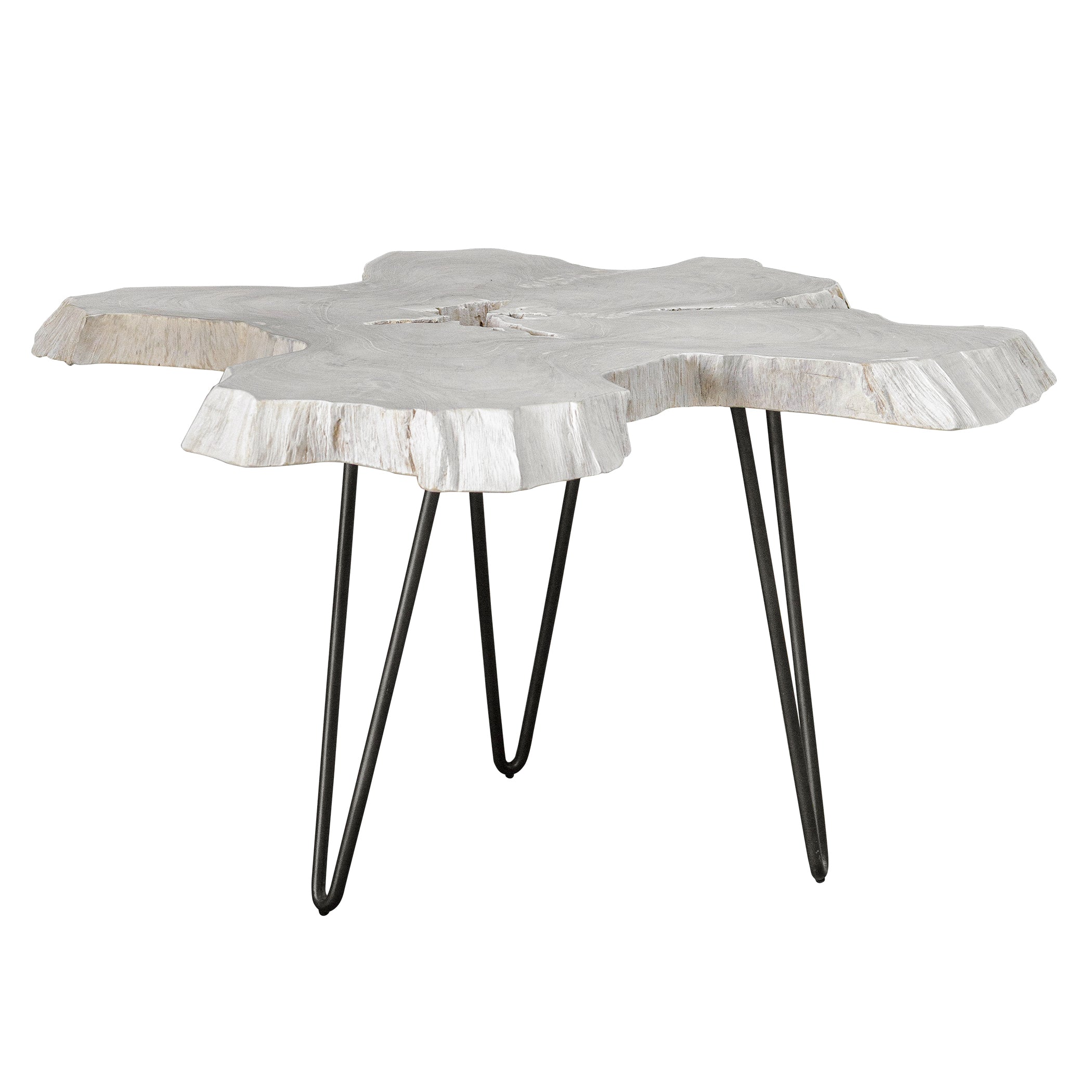 Uttermost Furniture Uttermost Trillium Bleached Teak Coffee Table