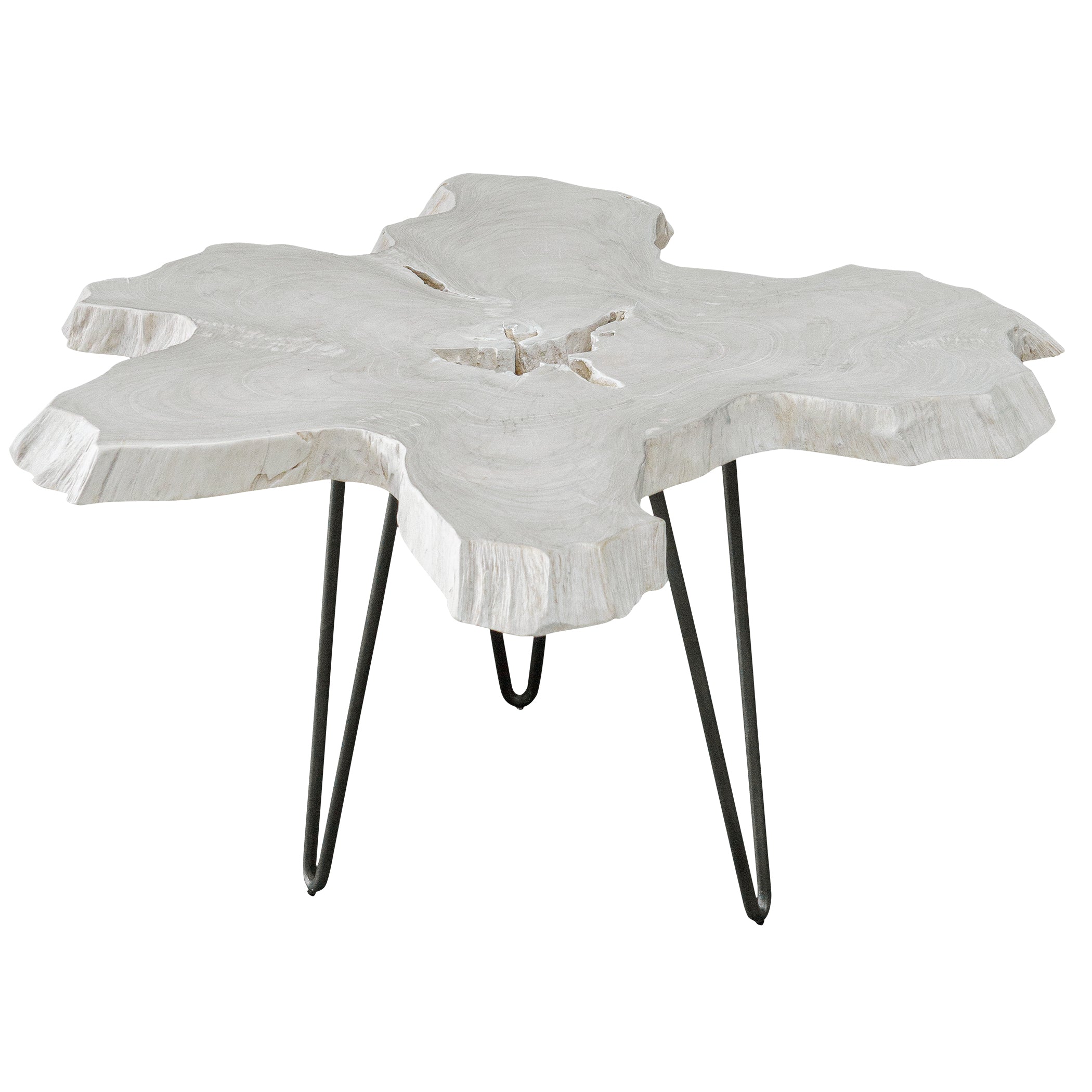 Uttermost Furniture Uttermost Trillium Bleached Teak Coffee Table