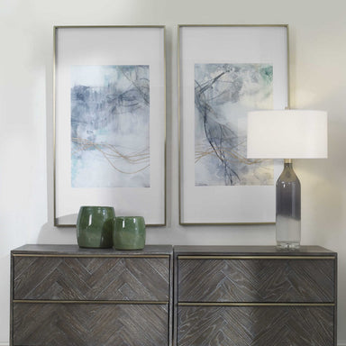 Uttermost Home Decor Uttermost Undulating Oro Framed Prints, S/2