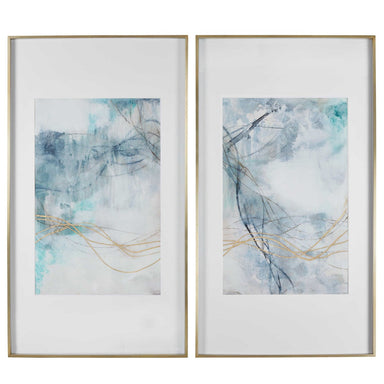 Uttermost Home Decor Uttermost Undulating Oro Framed Prints, S/2