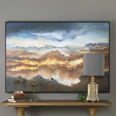 Uttermost Home Decor Motor Freight-Rate to be Quoted Uttermost Valley Of Light Hand Painted Canvas
