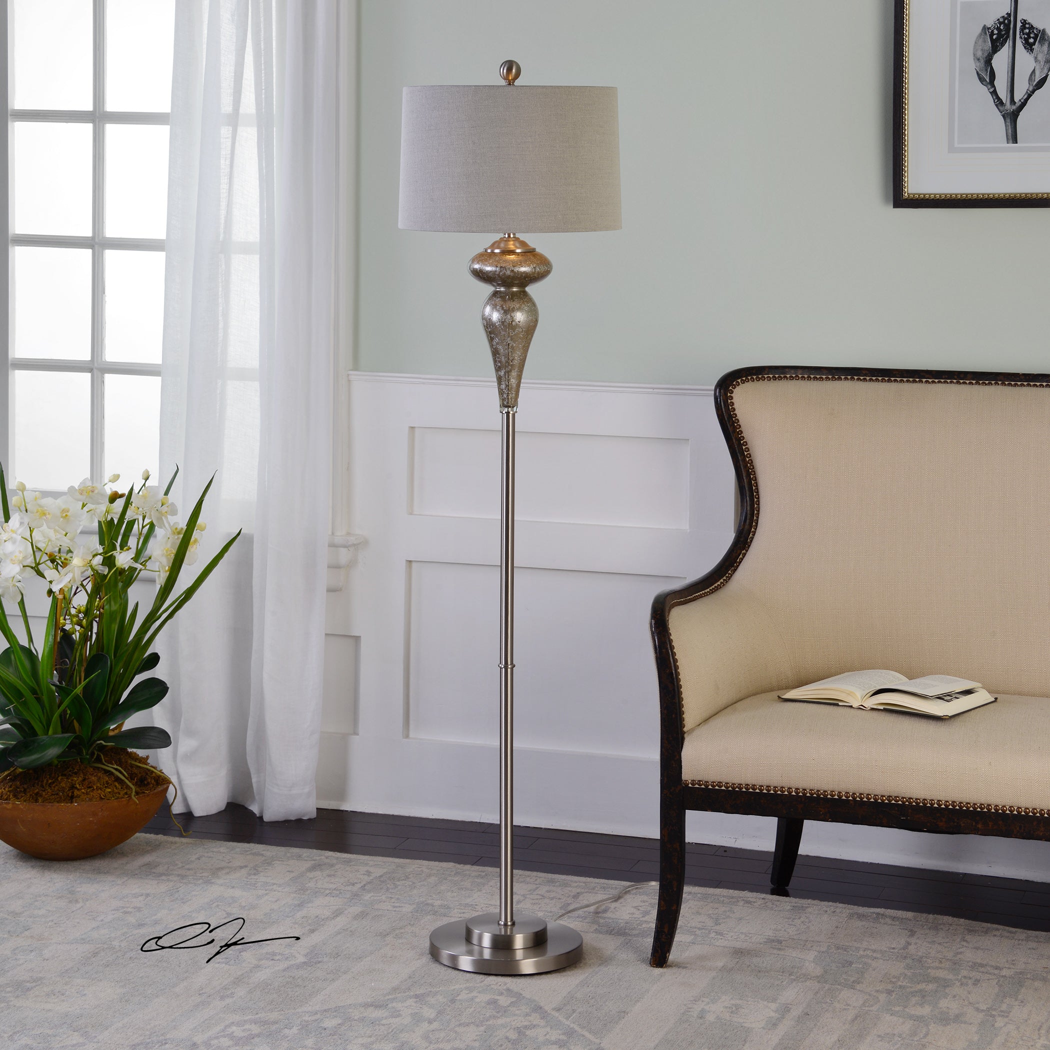 Uttermost Lighting Uttermost Vercana Floor Lamp,Set Of 2