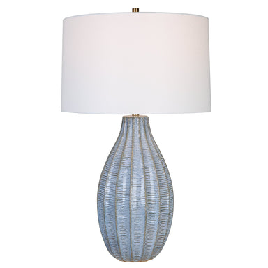 Uttermost Lighting Uttermost Veston Blue Glaze Table Lamp