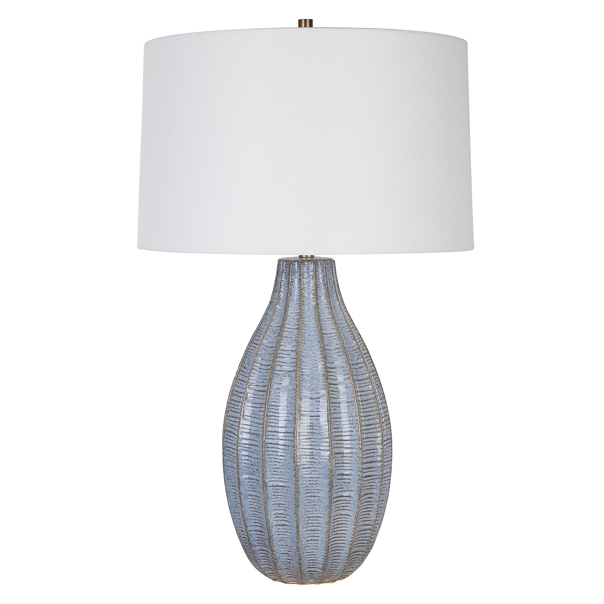 Uttermost Lighting Uttermost Veston Blue Glaze Table Lamp