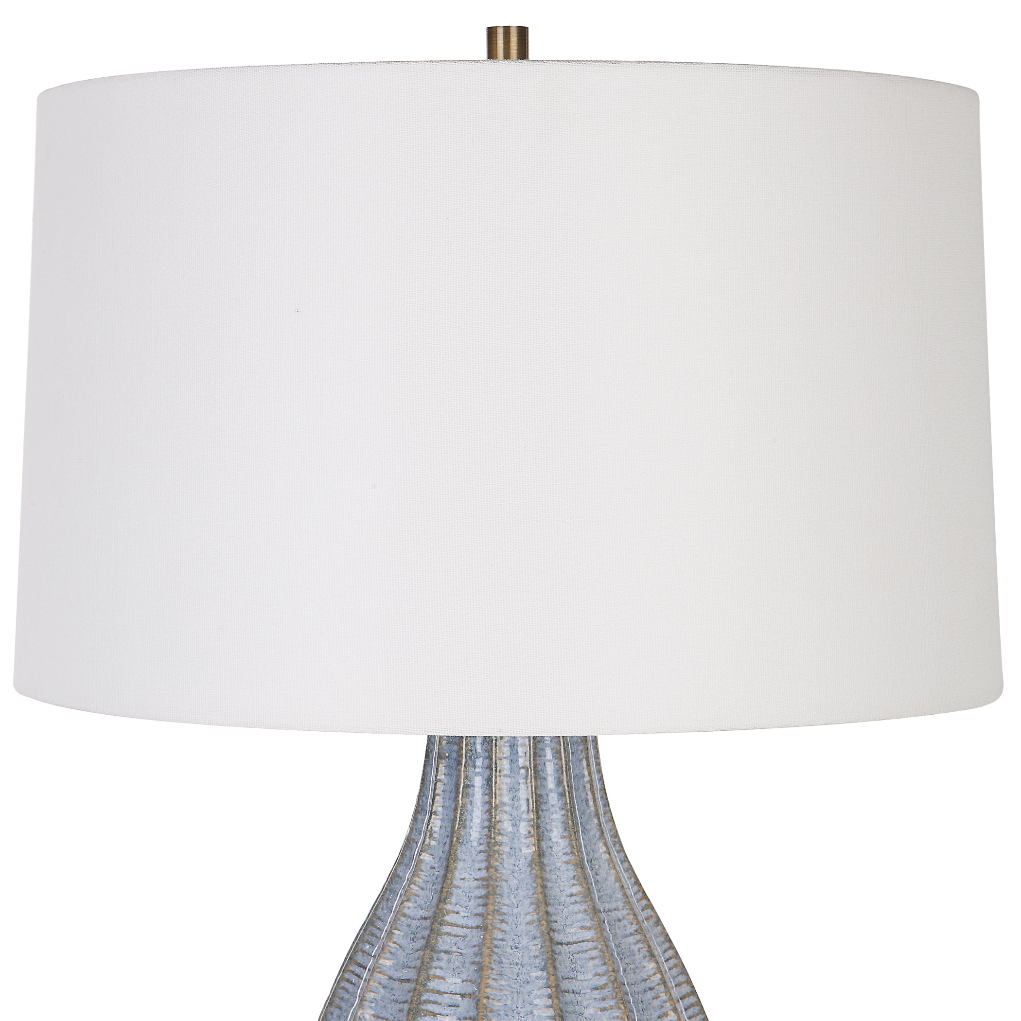 Uttermost Lighting Uttermost Veston Blue Glaze Table Lamp