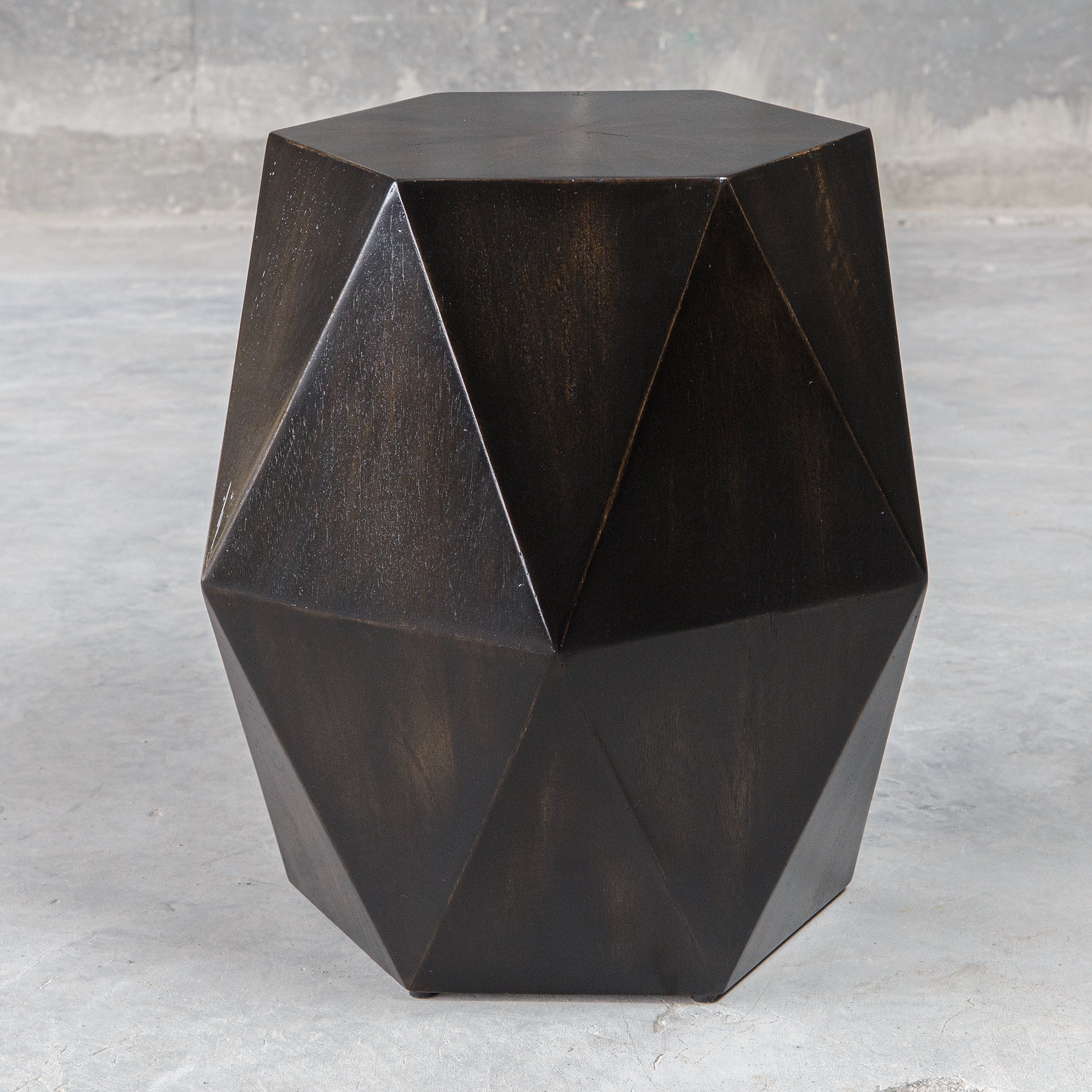 Uttermost Furniture Uttermost Volker Black Geometric Accent Table