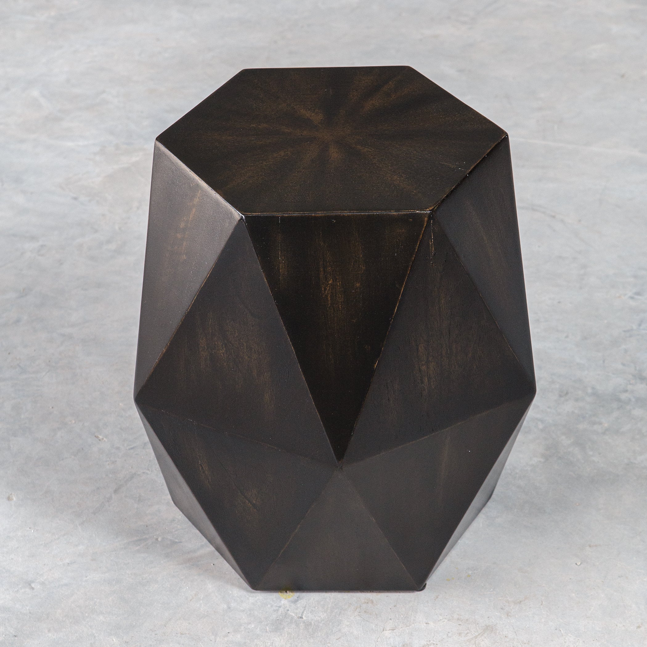 Uttermost Furniture Uttermost Volker Black Geometric Accent Table