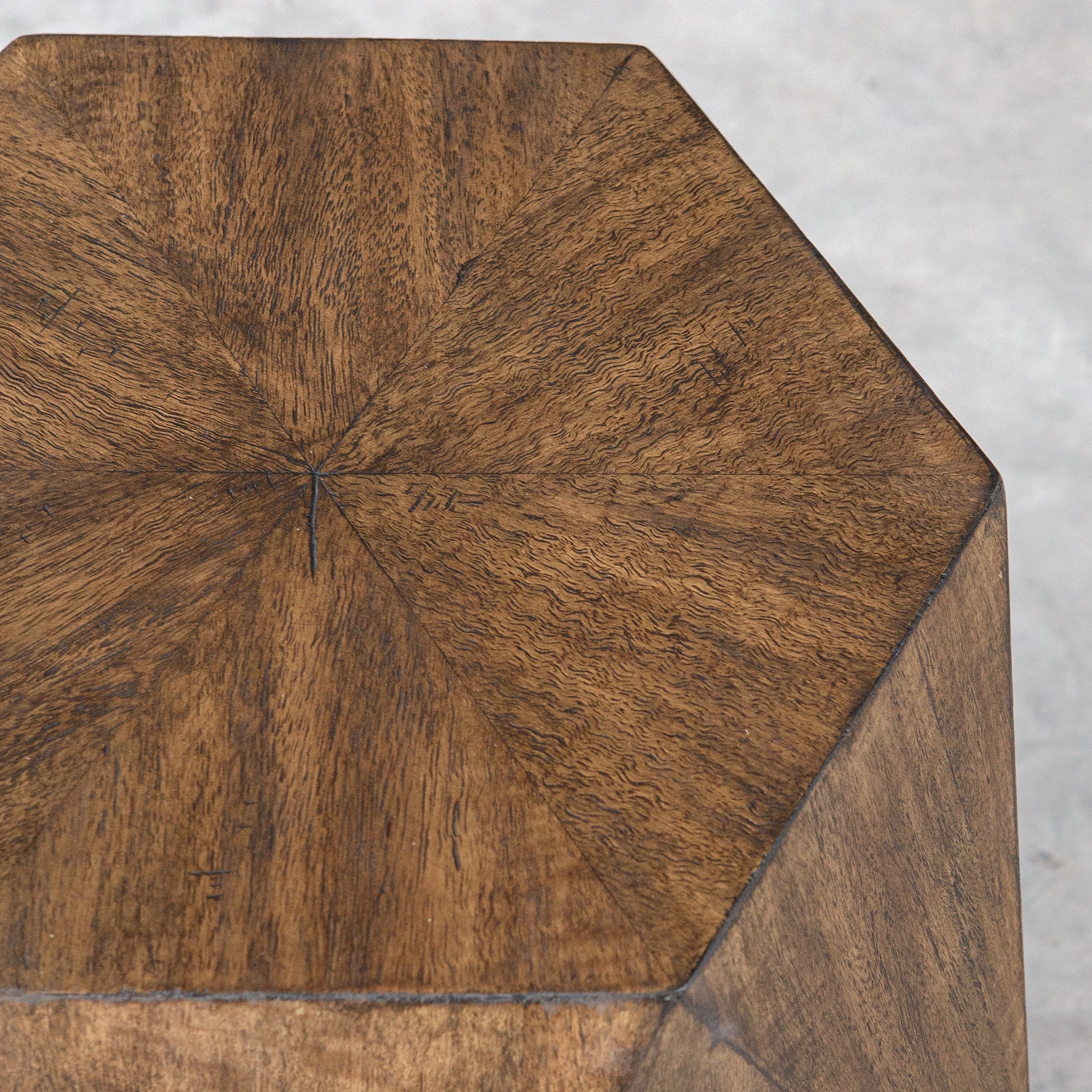 Uttermost Furniture Uttermost Volker Honey Geometric Accent Table