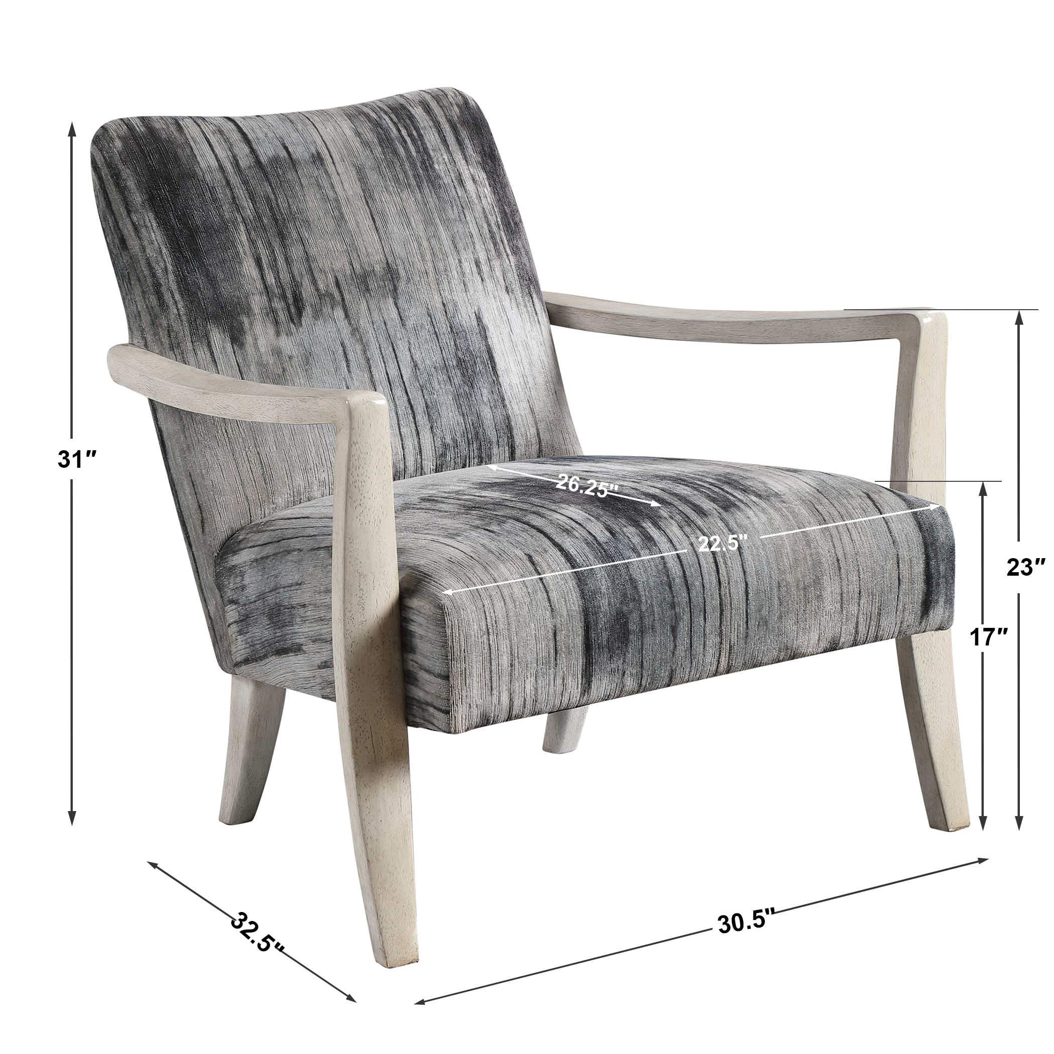 Uttermost Home Motor Freight - Rate to be Quoted Uttermost Watercolor Accent Chair - Shipping November