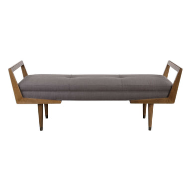 Uttermost Furniture Motor Freight-Rate to be Quoted Uttermost Waylon Bench, Taupe Gray