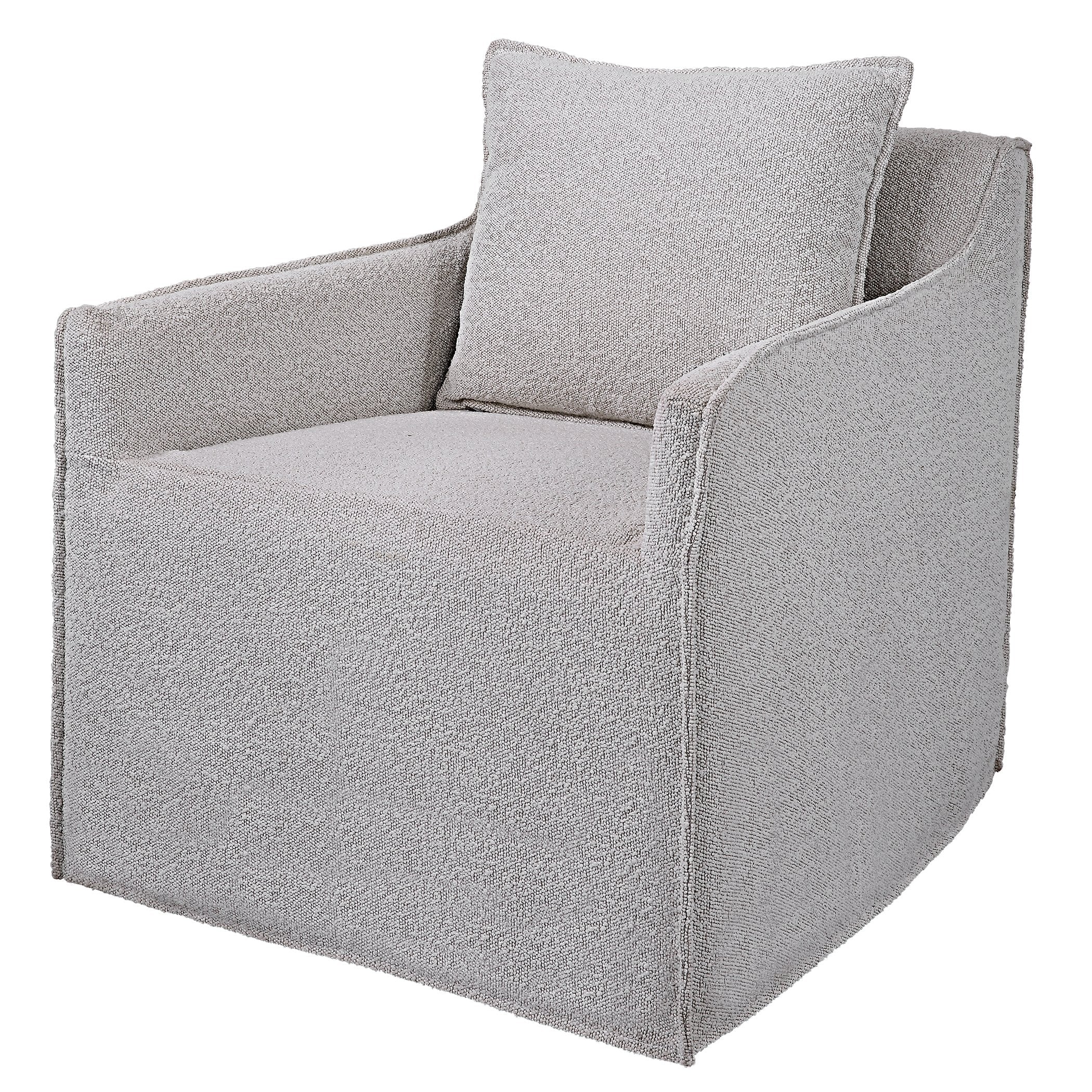 Uttermost Home Motor Freight-Rate To Be Quoted Uttermost Welland Gray Swivel Chair