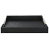 Uttermost Home Decor Uttermost Wessex Black Shagreen Tray