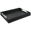 Uttermost Home Decor Uttermost Wessex Black Shagreen Tray