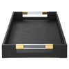 Uttermost Home Decor Uttermost Wessex Black Shagreen Tray