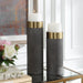 Uttermost Home Decor Uttermost Wessex Gray Candleholders, S/2
