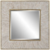 Uttermost Home Decor Motor Freight - Rate to be Quoted Uttermost Wharton Whitewashed Square Mirror