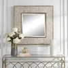 Uttermost Home Decor Motor Freight - Rate to be Quoted Uttermost Wharton Whitewashed Square Mirror