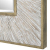Uttermost Home Decor Motor Freight - Rate to be Quoted Uttermost Wharton Whitewashed Square Mirror