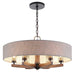Uttermost Lighting Oversize - Rate to be Quoted Uttermost Woodall, 6 Lt. Chandelier - Shipping November