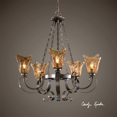 Uttermost Lighting Vetraio, 5-lt Chandelier