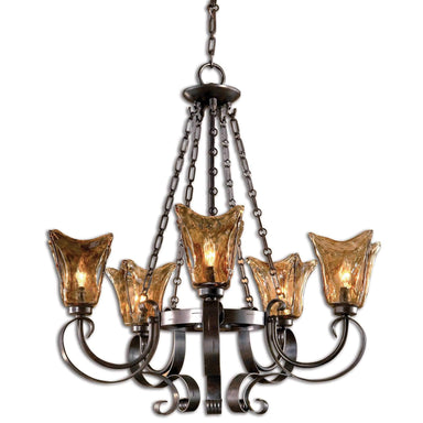 Uttermost Lighting Vetraio, 5-lt Chandelier