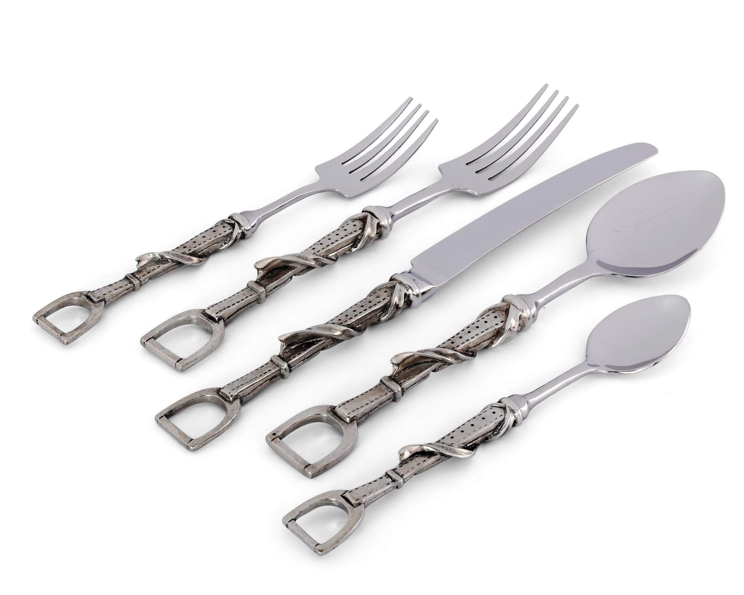 Vagabond House Serveware Vagabond House 5 Piece Setting - Stirrup