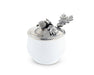 Vagabond House Serveware Vagabond House Acorn Oak Leaf Sugar Bowl And Spoon - Shipping March