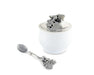 Vagabond House Serveware Vagabond House Acorn Oak Leaf Sugar Bowl And Spoon - Shipping March