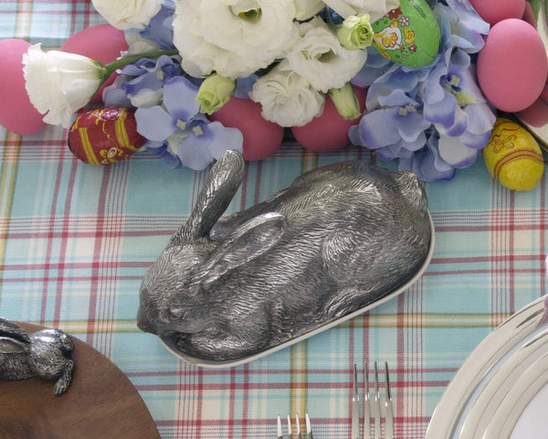 Vagabond House Serveware Vagabond House Butter Dish - Rabbit