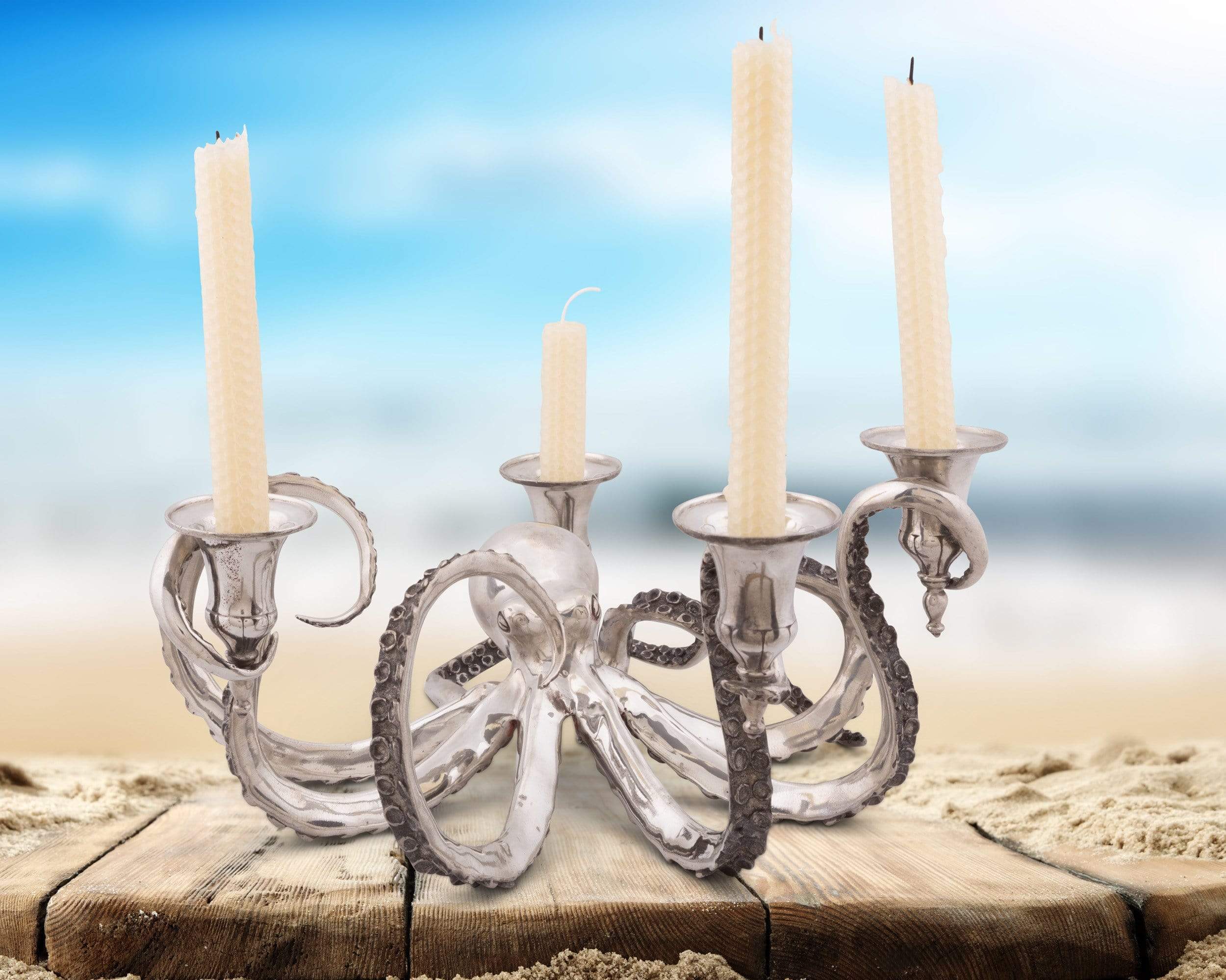 Vagabond House Serveware Vagabond House Candlestick - XL Octopus