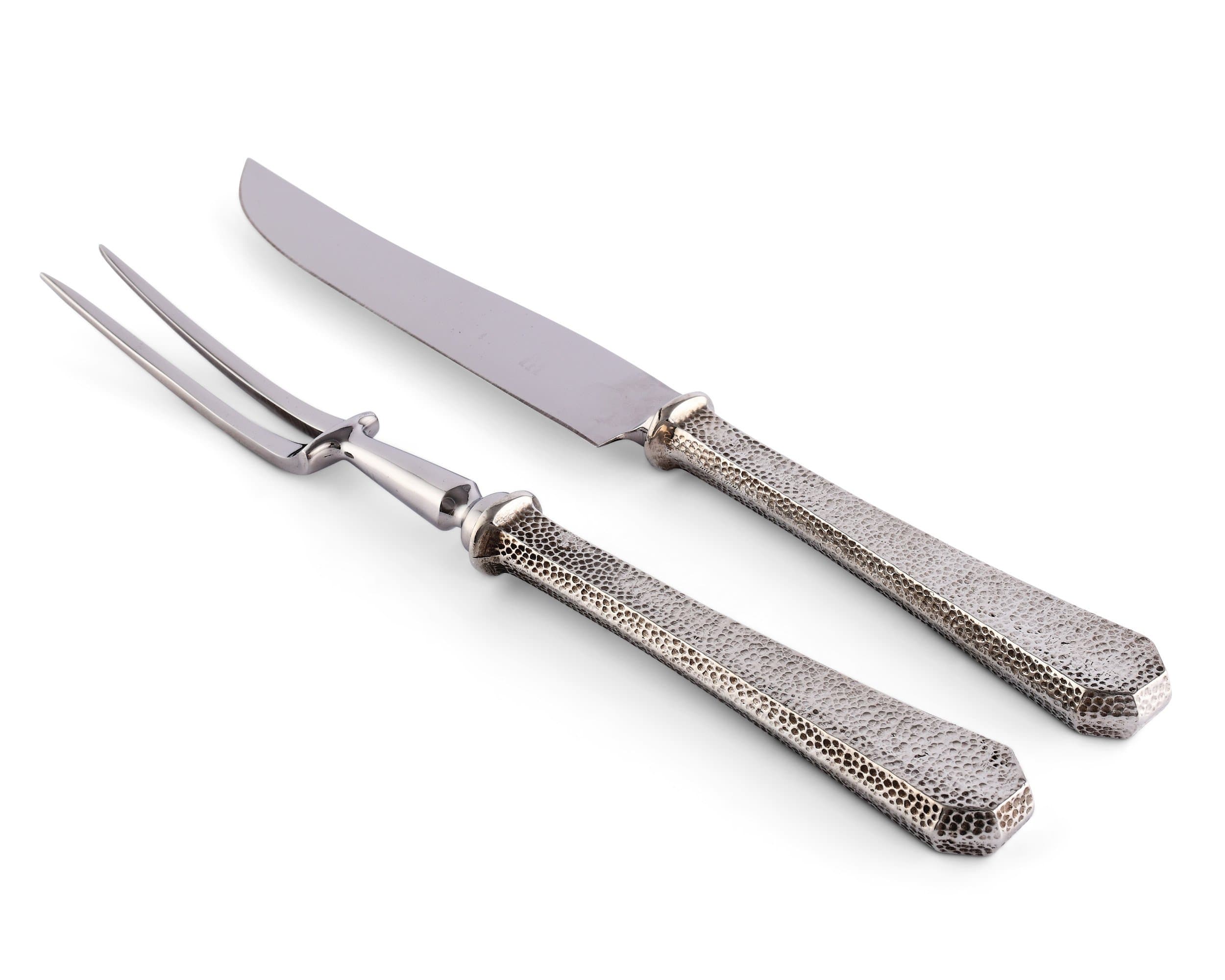 Vagabond House Serveware Vagabond House Carving Set - Pewter Classic