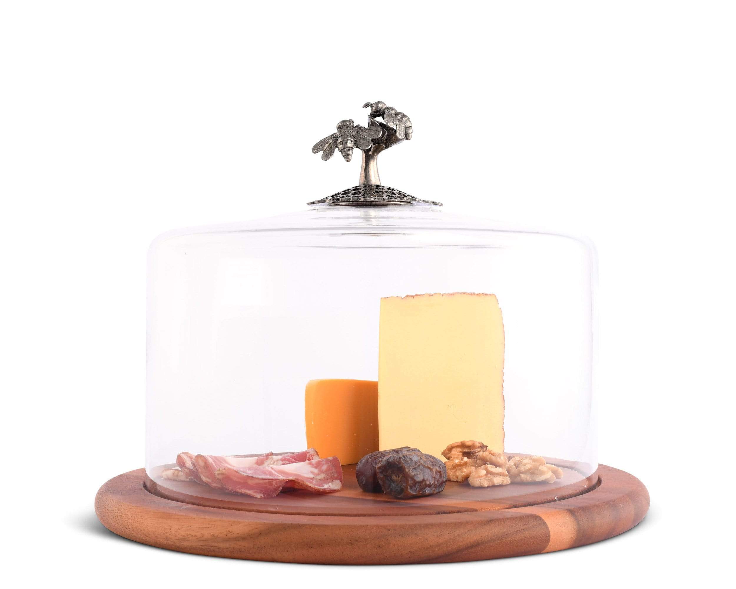Vagabond House Serveware Vagabond House Cheese Dome Board - Honey Bee