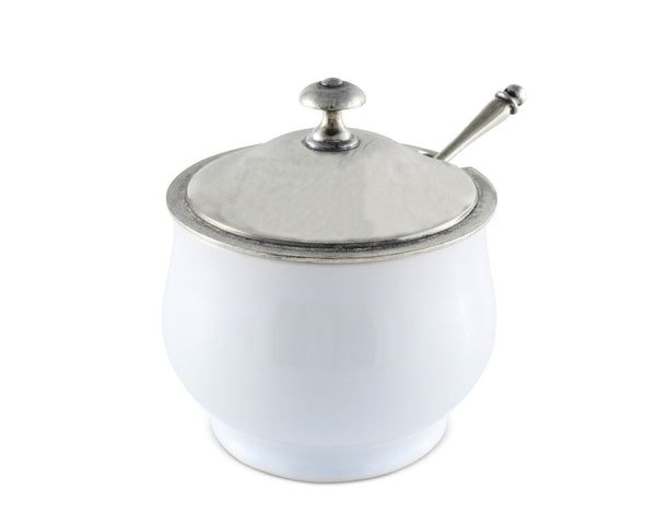 Vagabond House Serveware Vagabond House Classic Sugar Bowl And Spoon