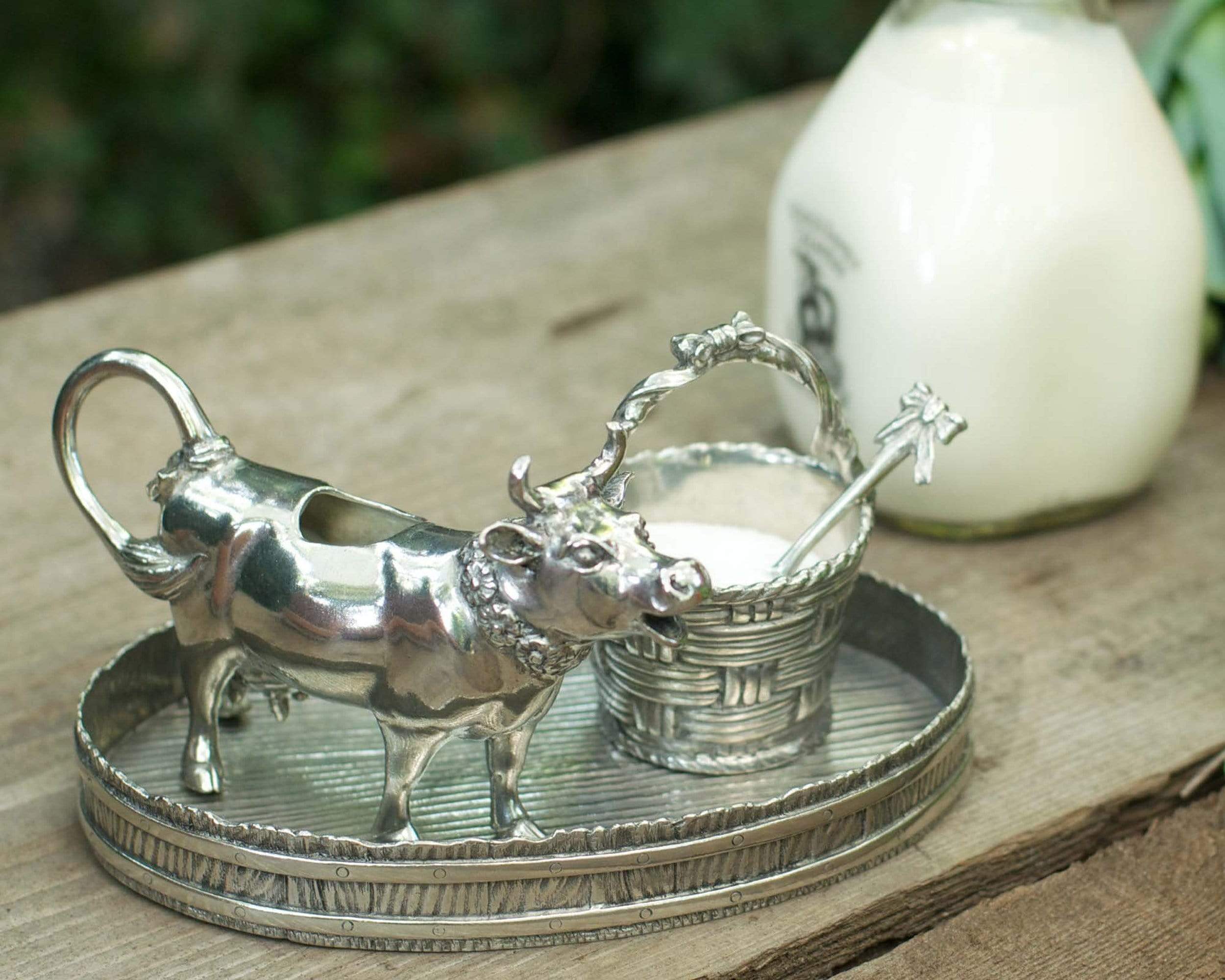 Vagabond House Serveware Vagabond House Creamer Set - Mabel the Cow