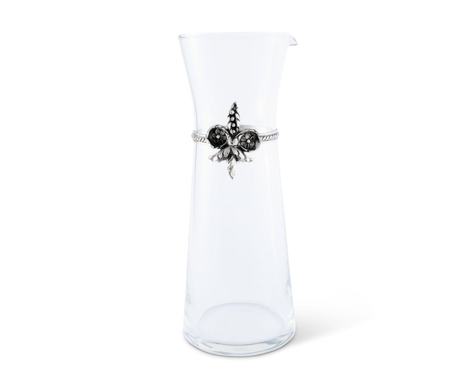 Vagabond House Serveware Vagabond House Fleur De Lis Wine Carafe - Shipping March