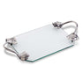 Vagabond House Serveware Vagabond House Glass Tray Stingray Handles