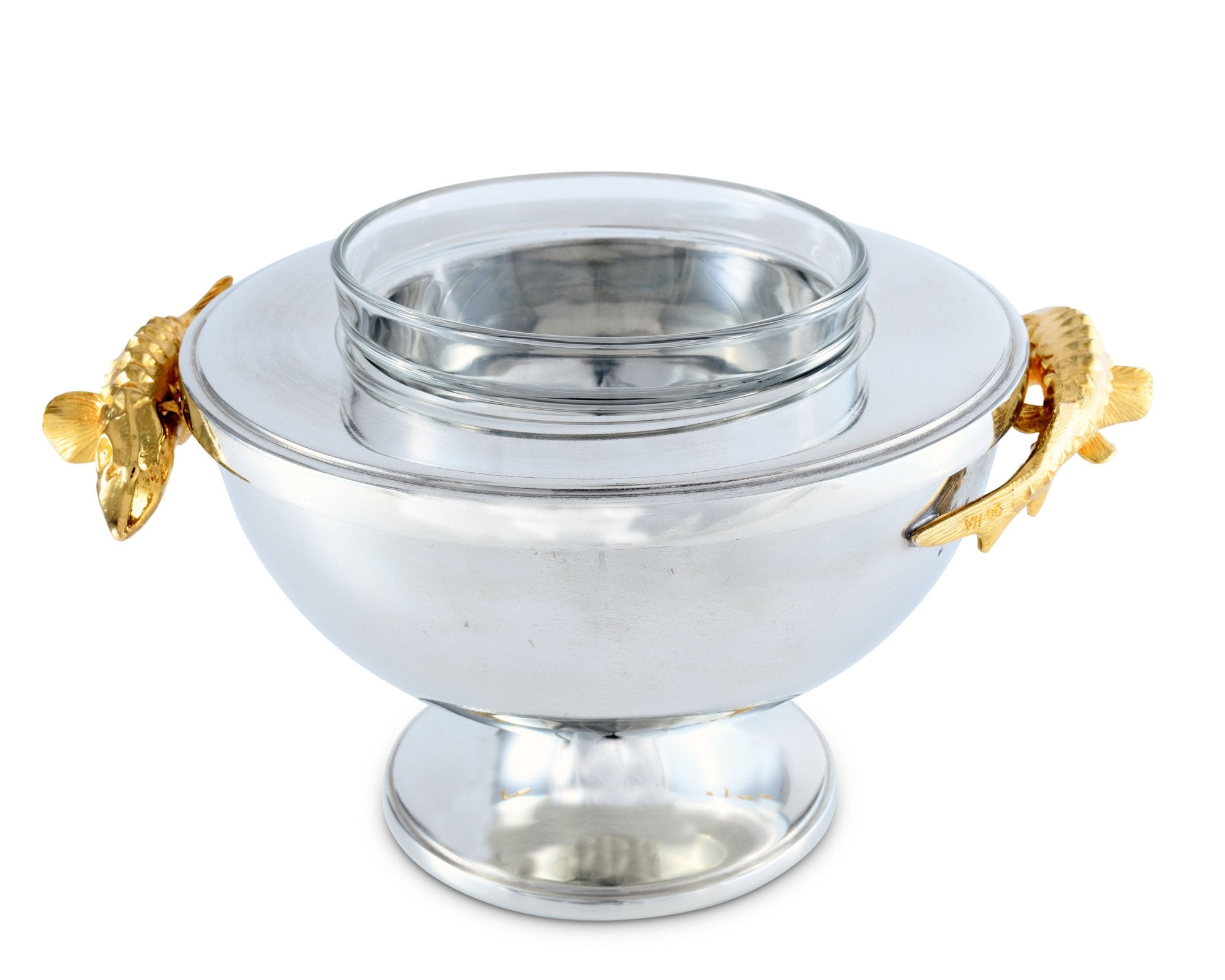 Vagabond House Serveware Vagabond House Gold Sturgeon Caviar Server