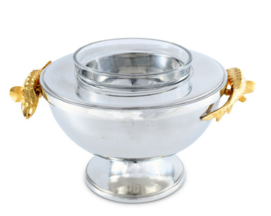 Vagabond House Serveware Vagabond House Gold Sturgeon Caviar Server