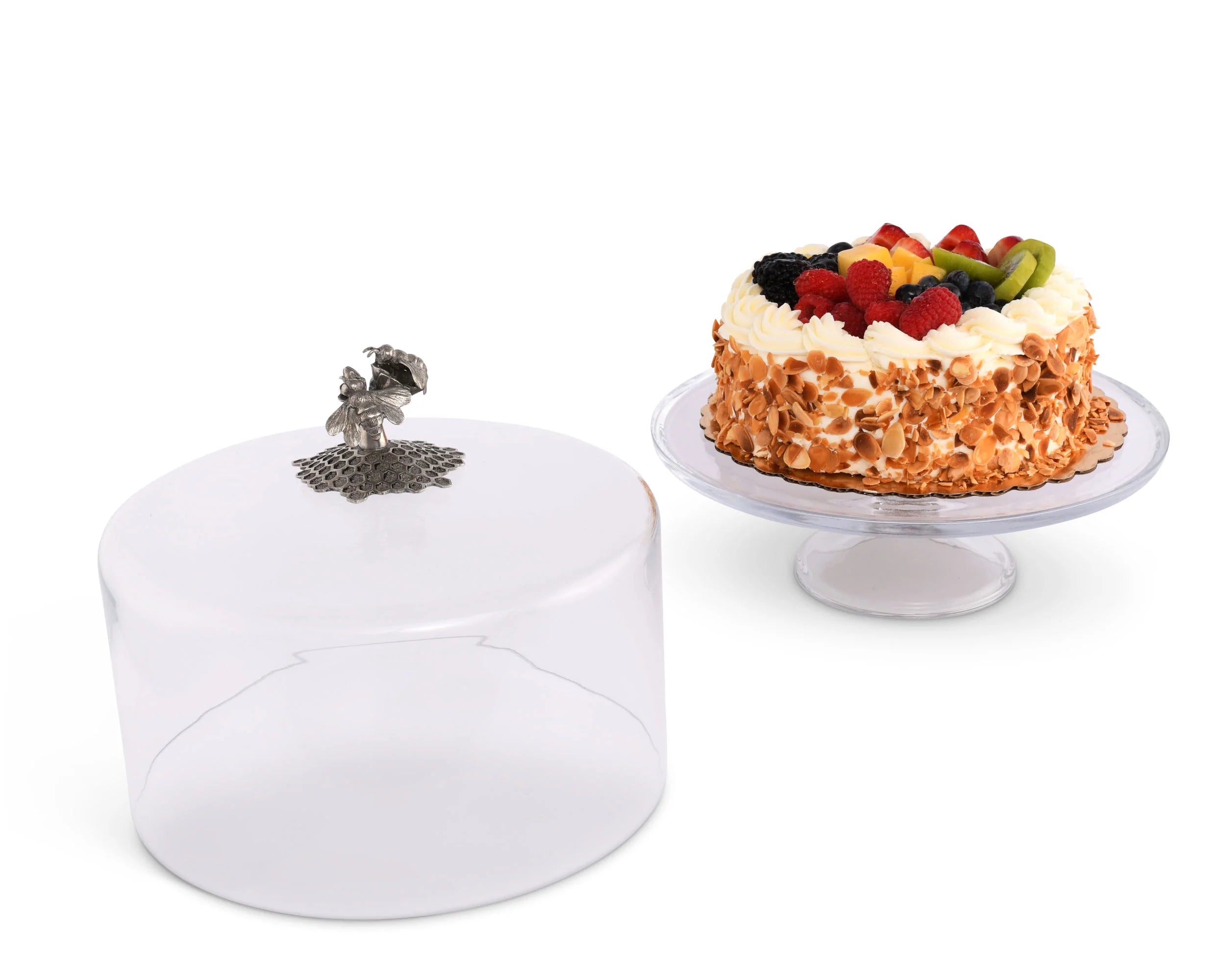 Bees Stoneware Cake Stand by Sophie Allport