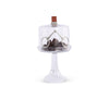 Vagabond House Serveware Vagabond House Horse Bit Glass Covered Dessert Stand, Short