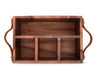 Vagabond House Serveware Vagabond House Horse Bits Leather Handles Flatware Caddy