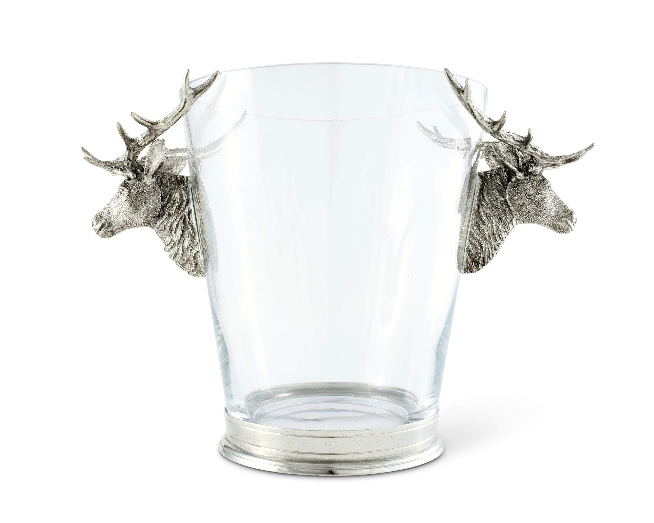 Vagabond House Serveware Vagabond House Ice Bucket Glass - Deer Head