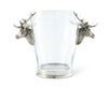 Vagabond House Serveware Vagabond House Ice Bucket Glass - Deer Head